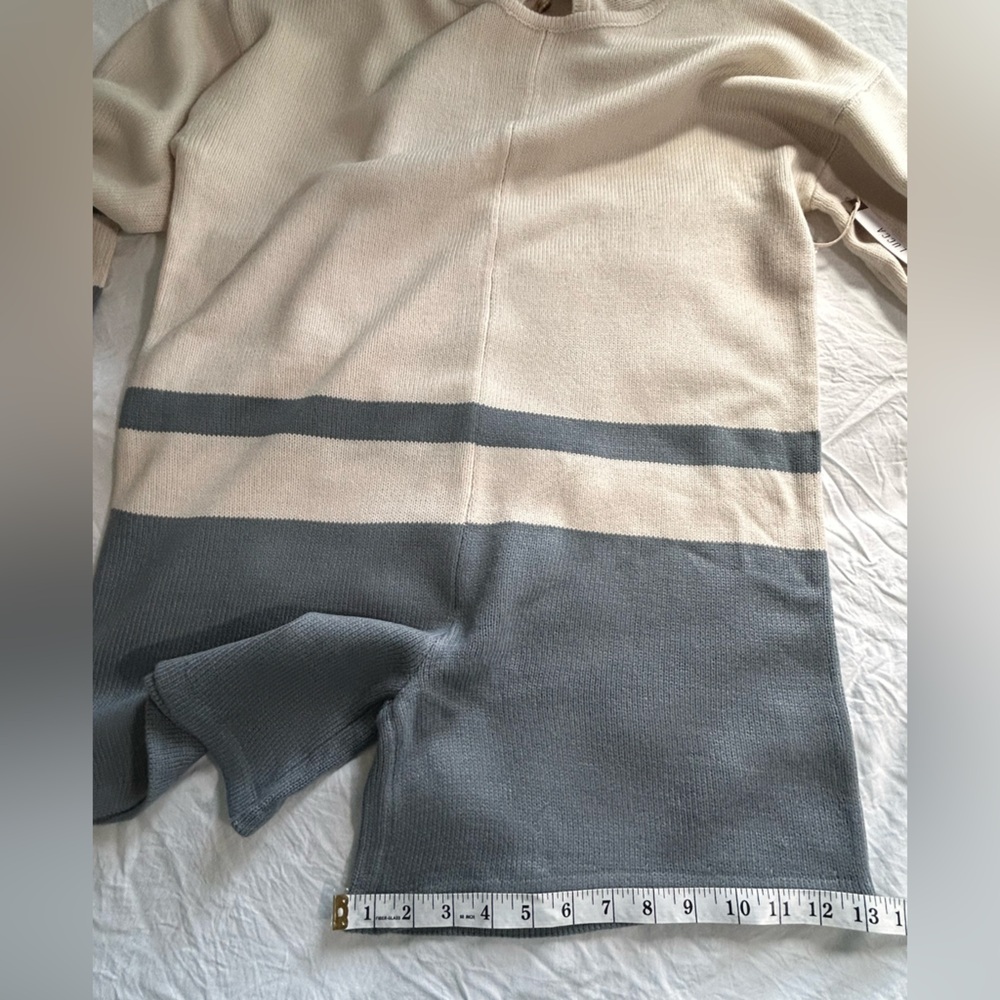 LUCCA Cream and Gray Jumpsuit KNITTED 
NAVY - - Picture 11 of 14